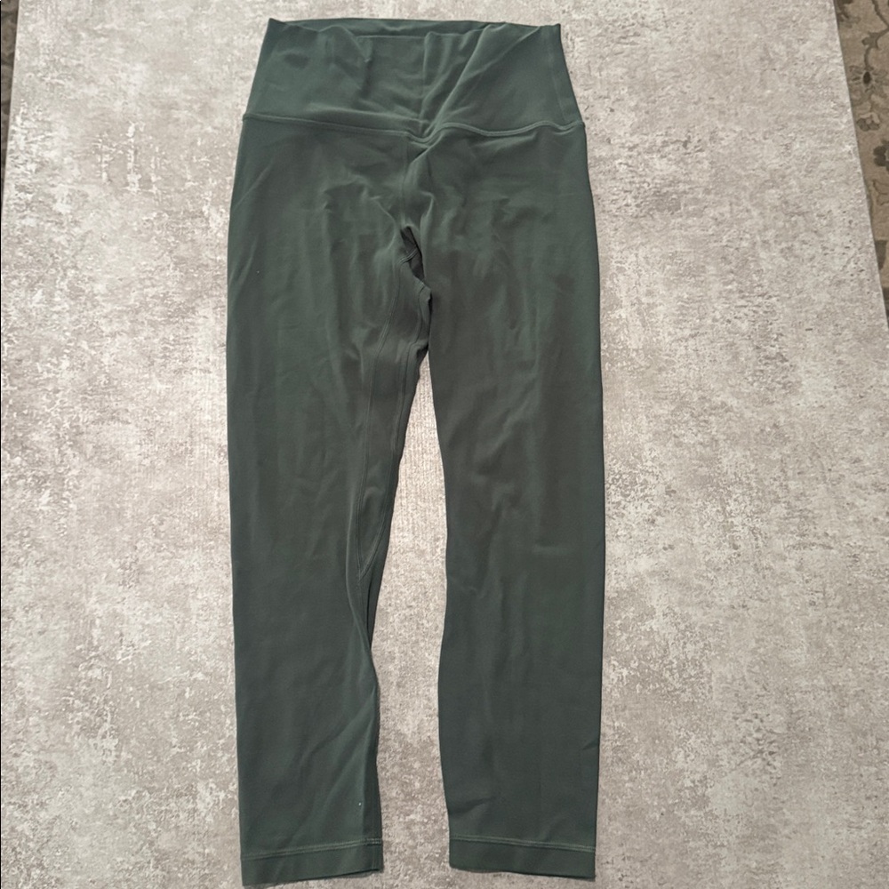 Lululemon Align Leggings 23” Dark Forest Size 6